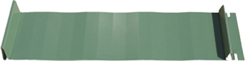 Graphic of a Standing Seam style of Metal Roofing