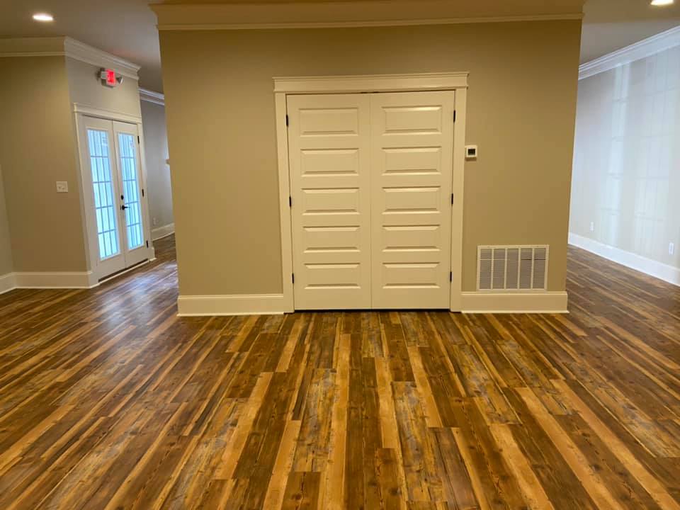 photo of area behind the privacy wall in the renovated store space