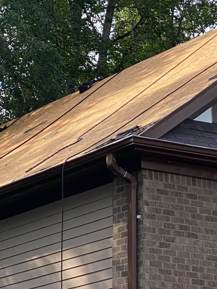 Athens subdivision home revealed damage to the under boards